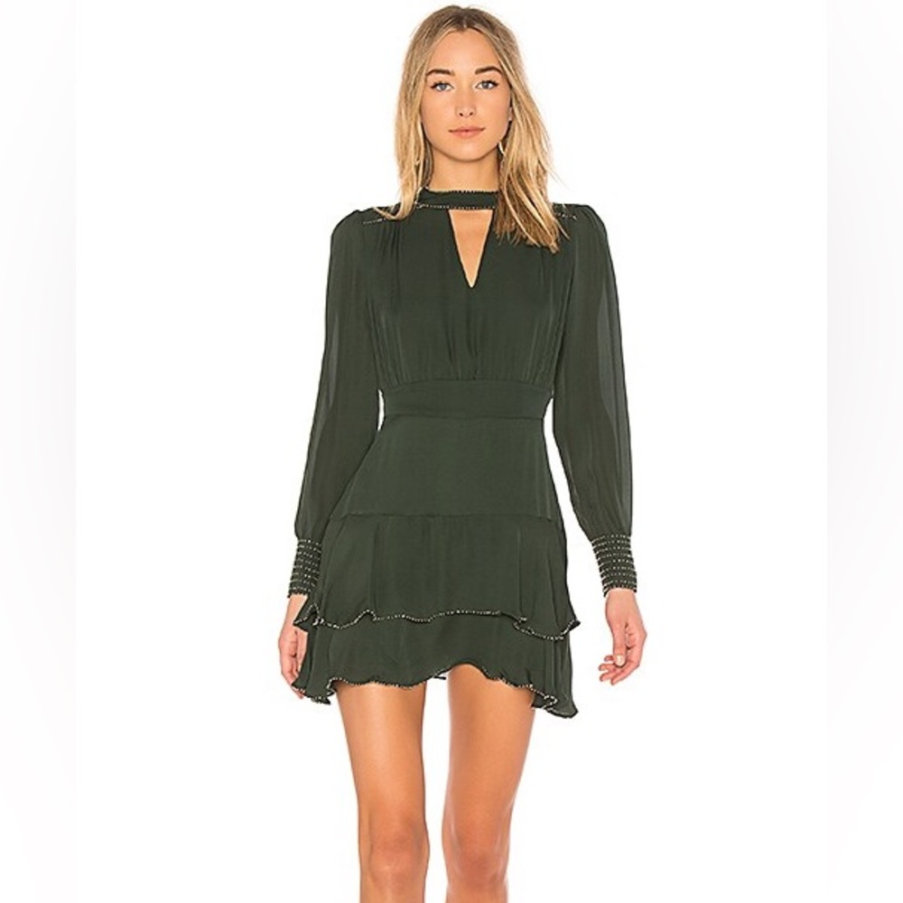 💚 Parker Chrissy Mini Dress in Alphine. size 6.